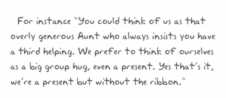 Skypes Marken-Richtilinie mit warmer Brand Language