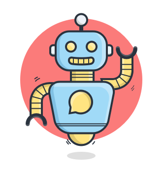 cartoon chatbot