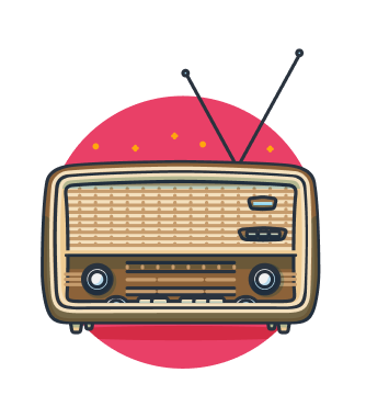 picture of an old radio