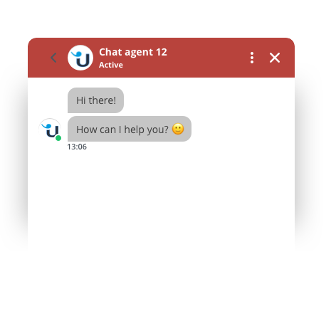 Chat window without Operator identity.