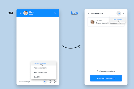 two Userlike Website Messengers