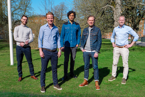 photo of the Userlike founding team and Lime’s former and new CEO in Lund, Sweden