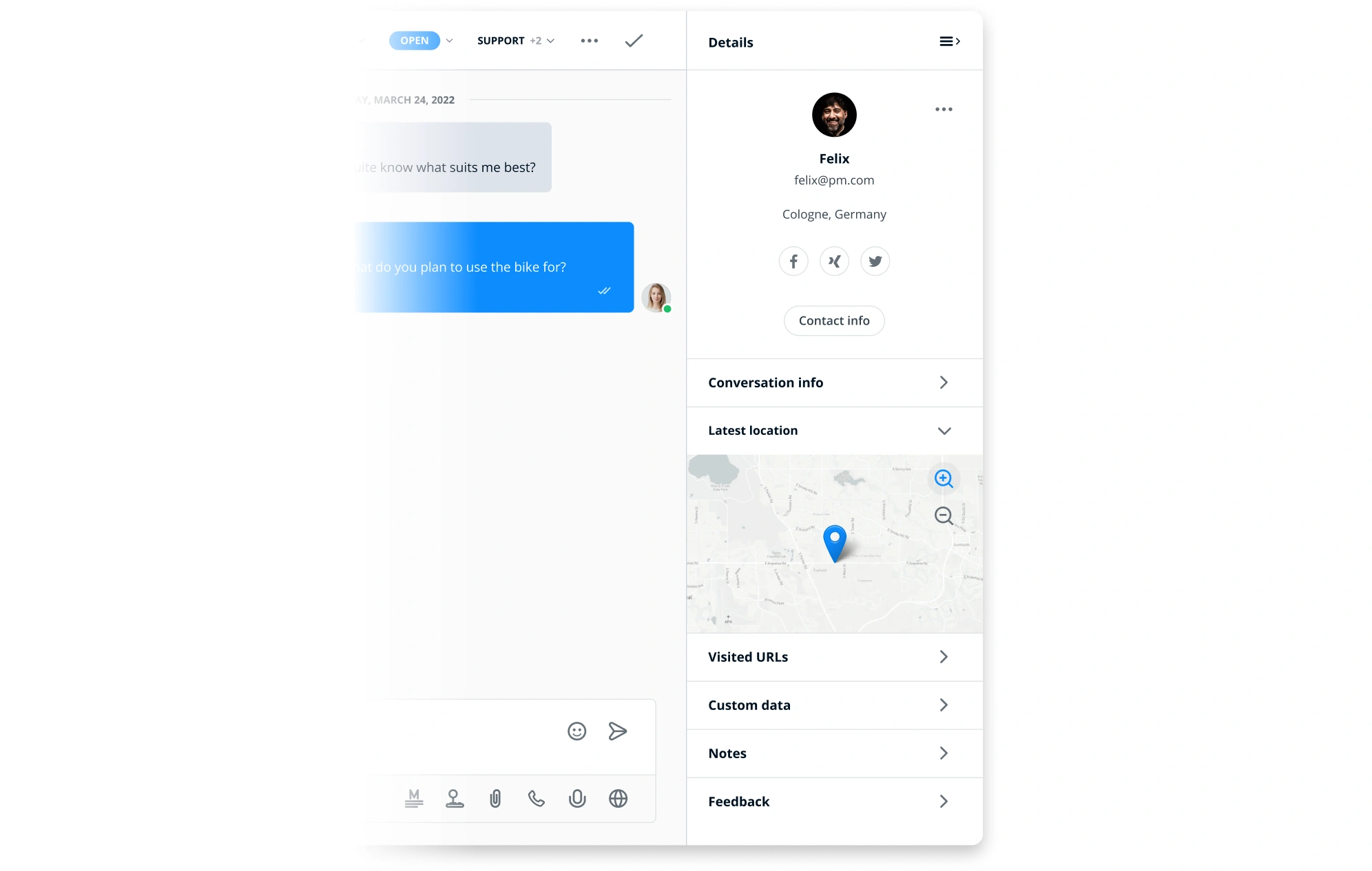 Website-Messenger von Userlike mit WhatsApp, Facebook und Telegram