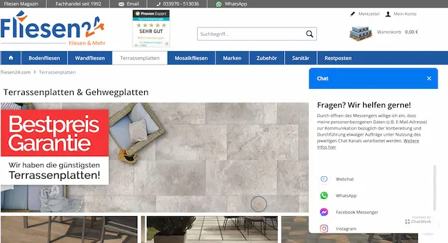 Chatwerks Website-Chat